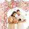 Pink Balloon Arch Kit 126 Pcs Light Pastel Pink Sand Balloon Garland Kit Include Macaron Balloons for Baby Shower Gender Reveal Decorations